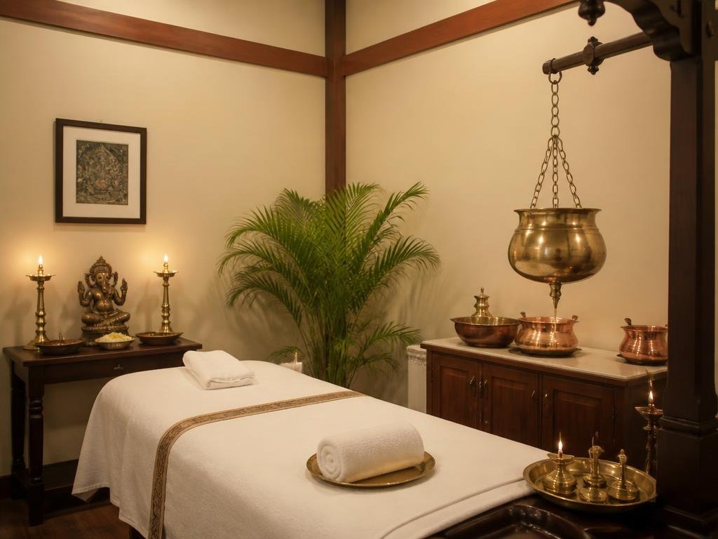 Spa therapy room